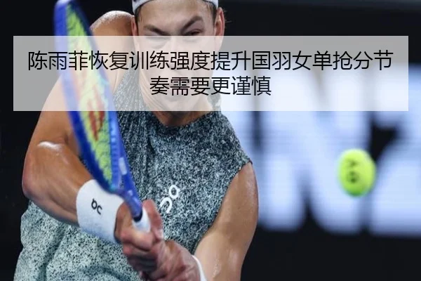 陈雨菲恢复训练强度提升国羽女单抢分节奏需要更谨慎 - nangong yule